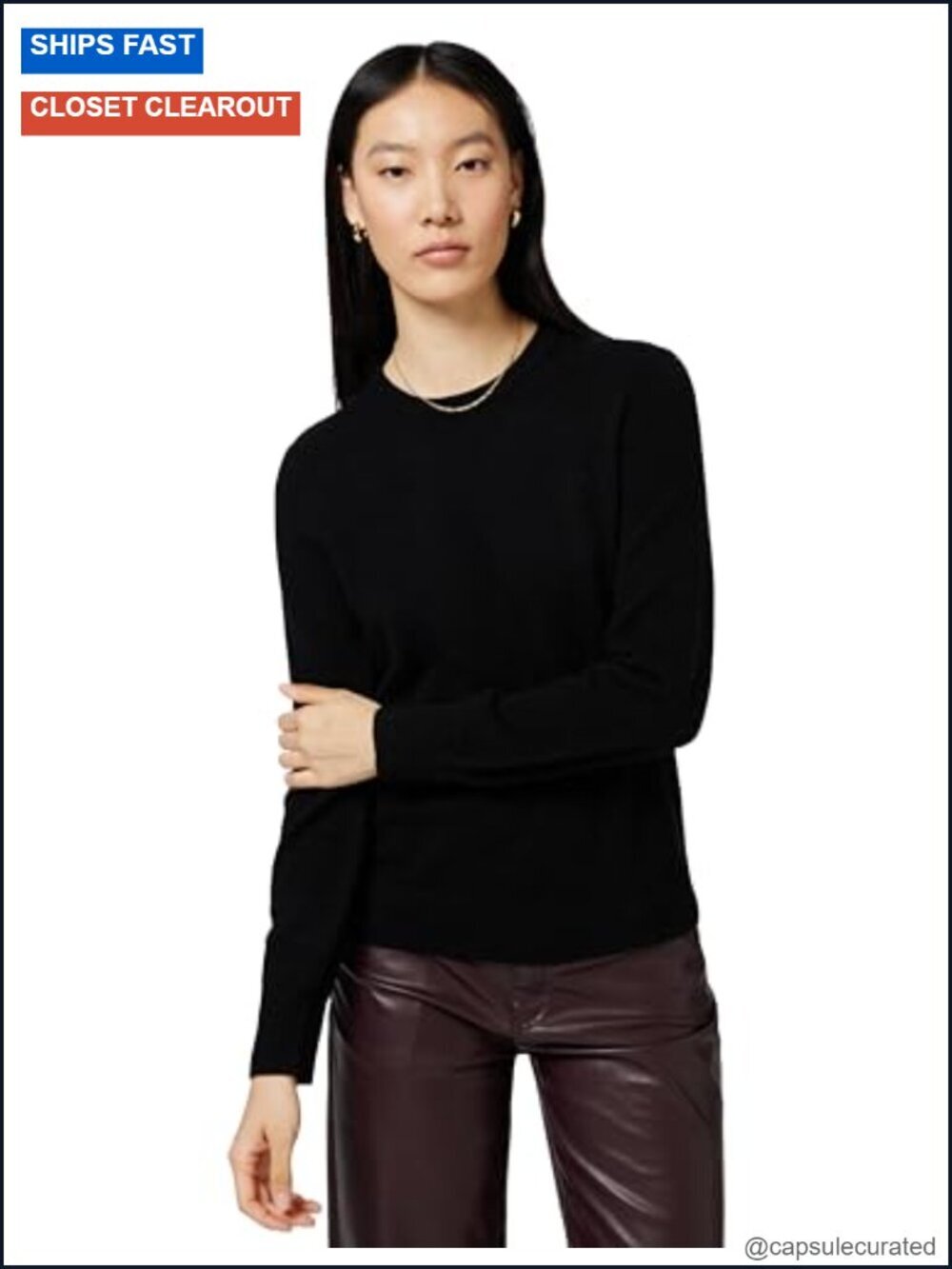 100% Cashmere Pullover Sweater - Lightweight Summer Layer